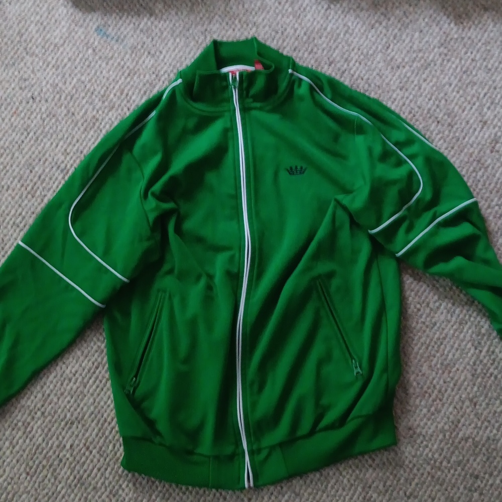 Small lime green zip up